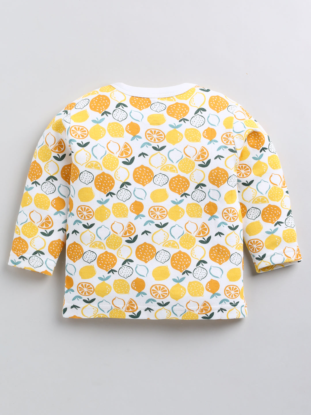 Full Sleeve Pure Cotton Lemon Print Jabla & Shorts