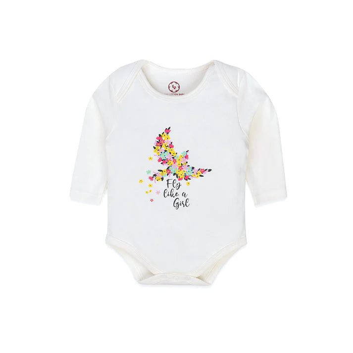 Onesie Full Sleeve - Side snap/Kimono style - Lets Party