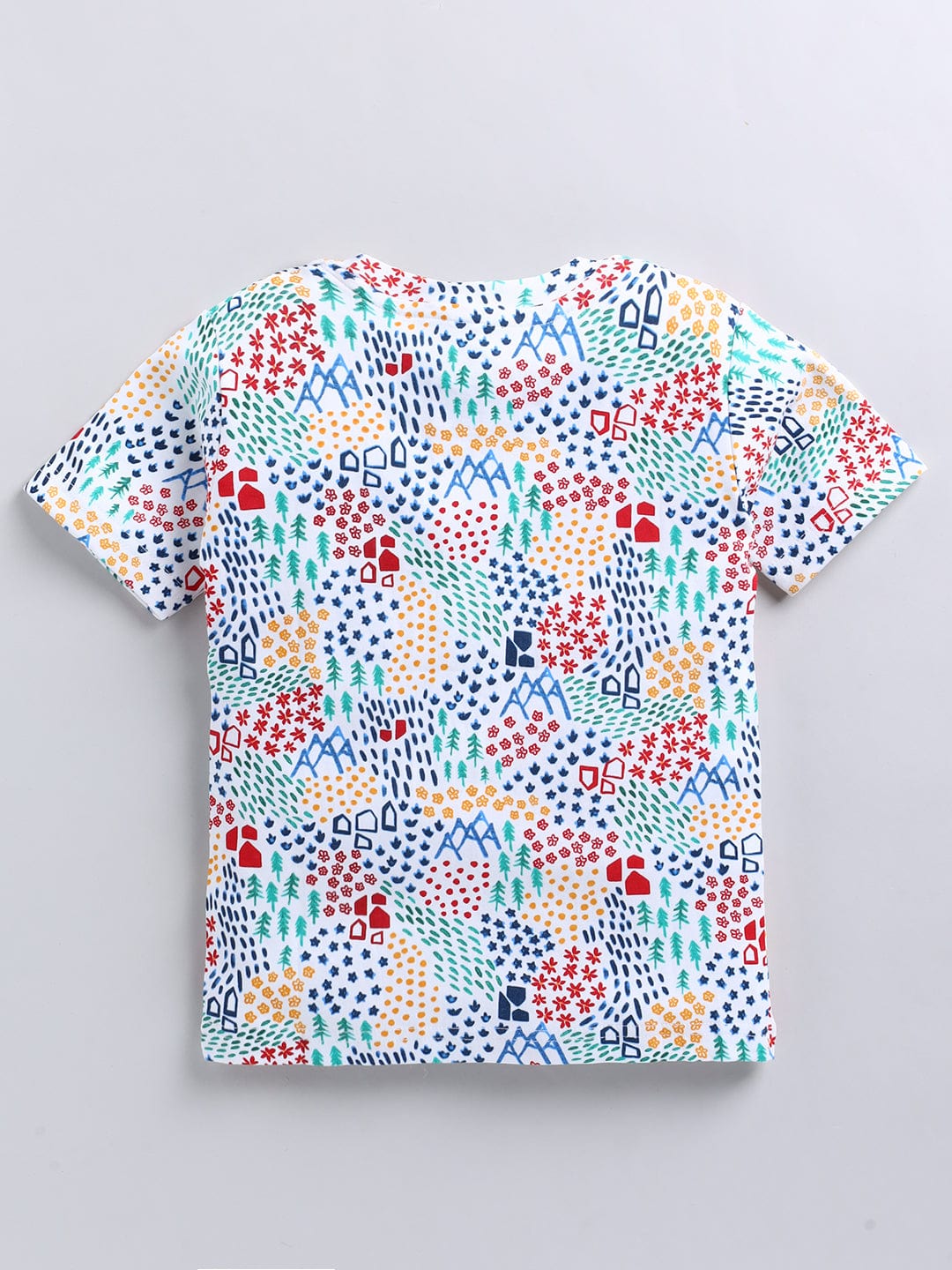 100% Cotton Half Sleeve Tshirt & Short set- Nature Print