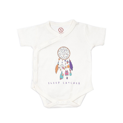 Onesie Half Sleeve - Side snap / Kimono style - Dream Catcher