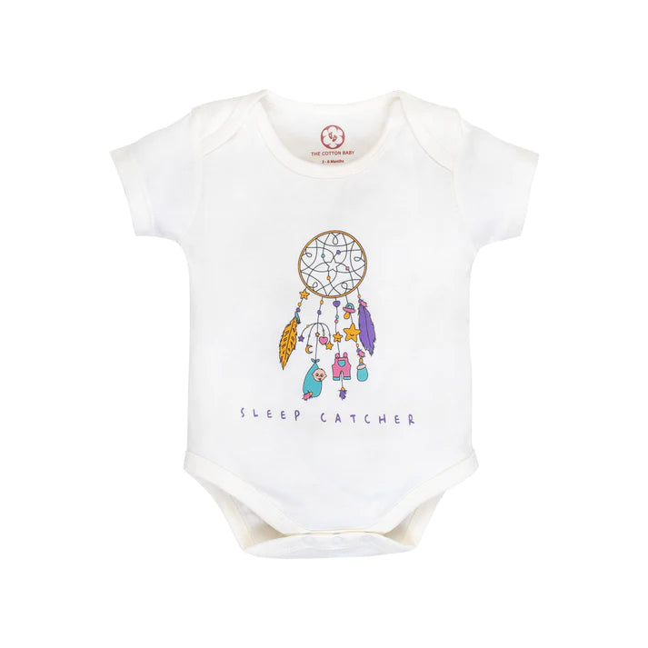 Onesie Half Sleeve - Side snap / Kimono style - Dream Catcher
